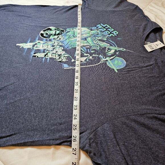 Star Wars XXL Gray-Blue Short Sleeve Graphic T - Picture 4 of 7
